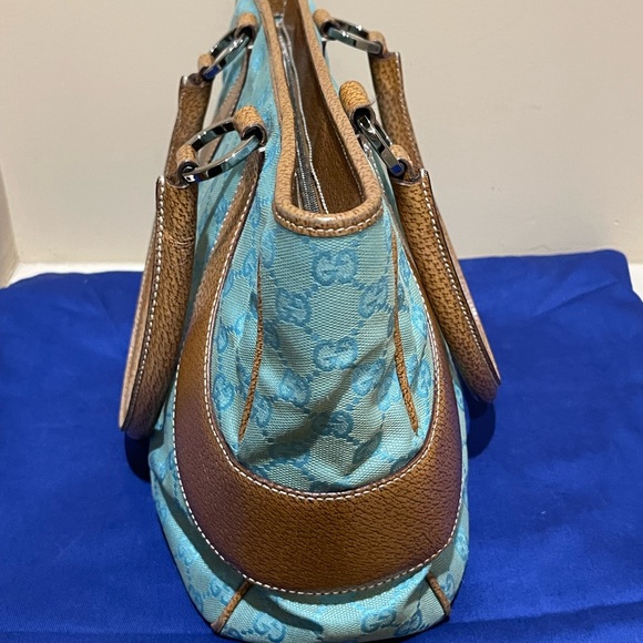 Gucci GG Tote in Blue - Picture 3 of 11